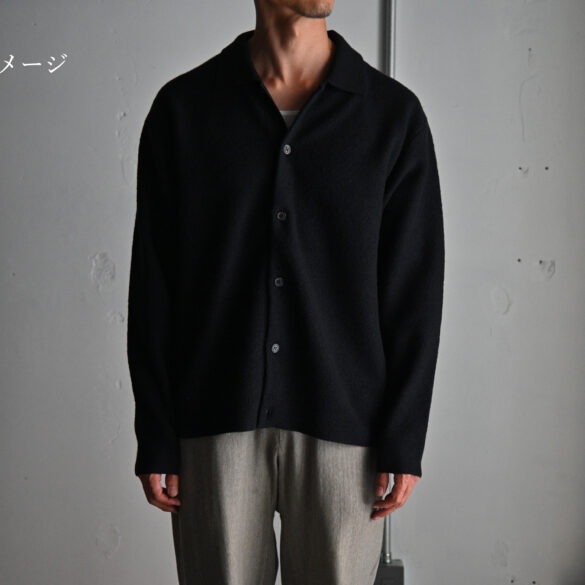 ULTERIOR｜SUPER MILLED FINE WOOL SH-CARDIGAN- STOTELA clothing store