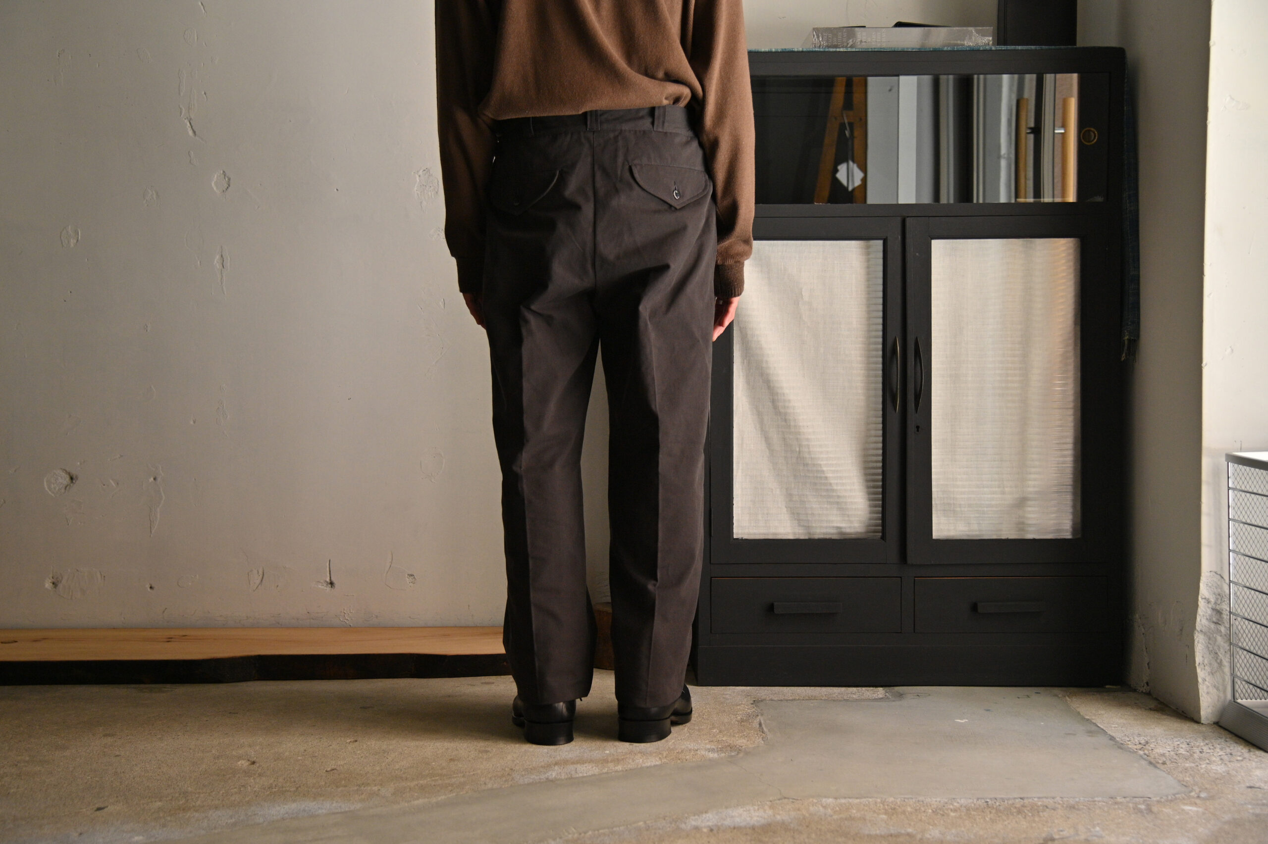 OLD JOE｜FRONT TUCK ARMY TROUSER- STOTELA clothing store