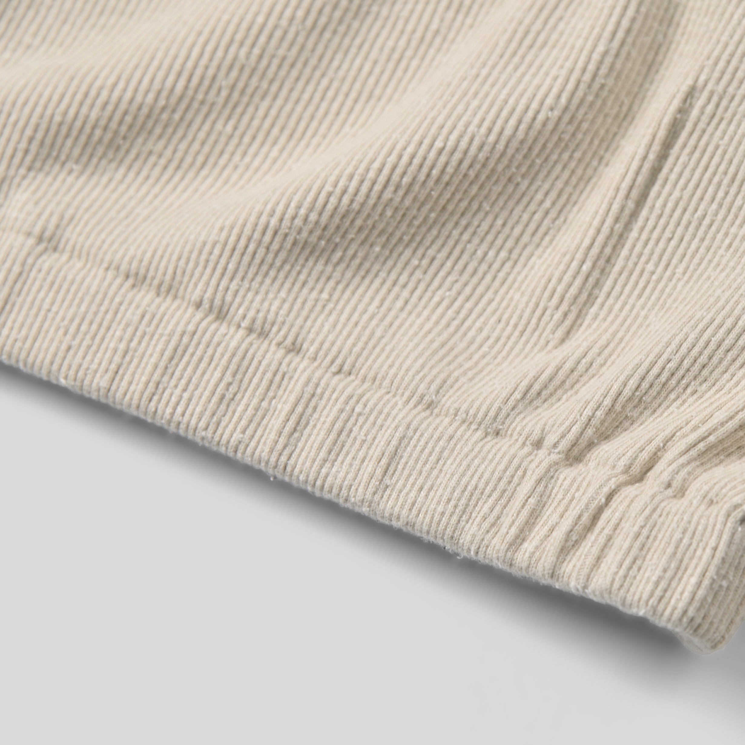 old joe SILK NEP RIBED SHIRTS ベージュ OLD JOE｜MOCK-NECK SILK NEP RIBED TOPS- STOTELA clothing store