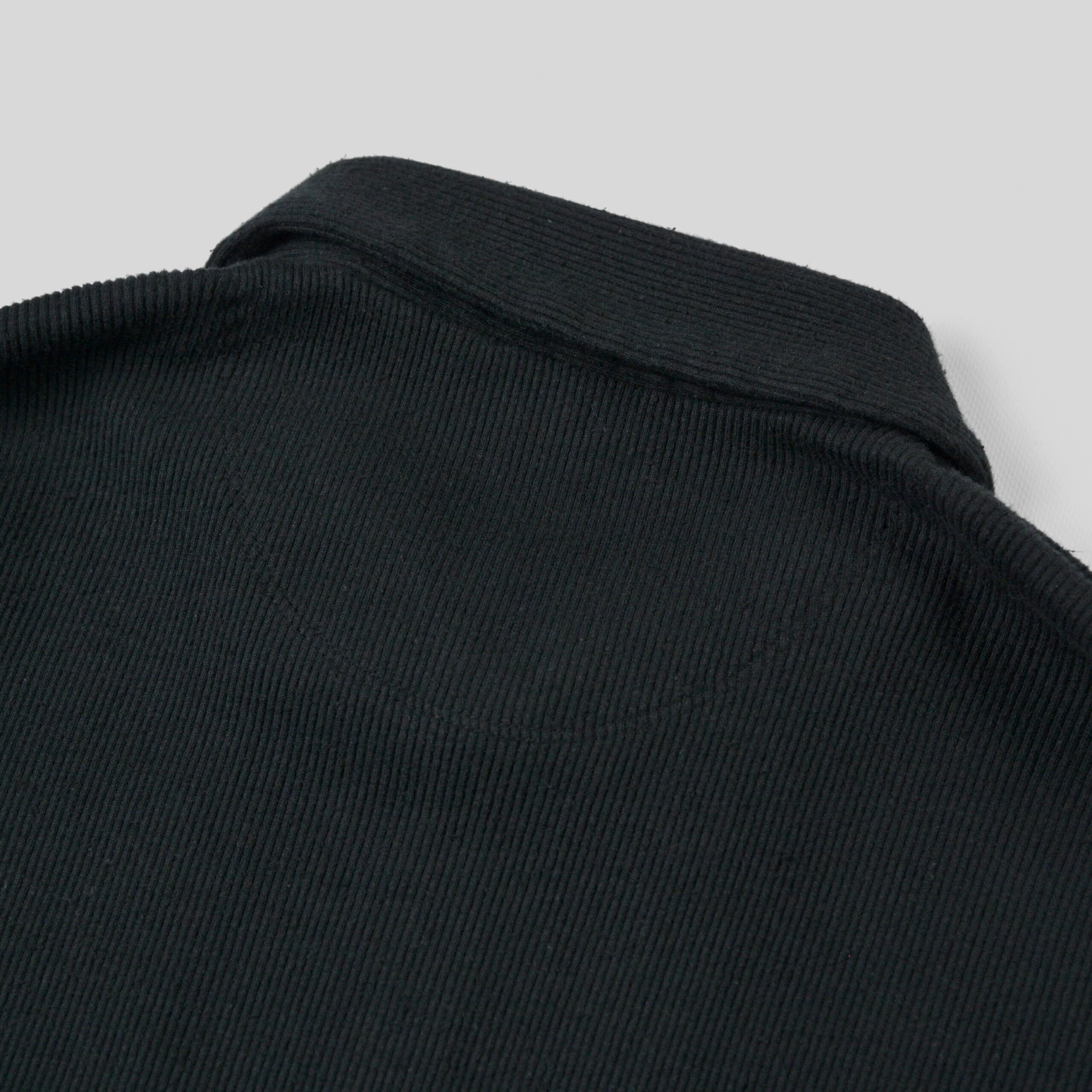 OLD JOE｜QUATER ZIP SILK NEP RIBED SHIRTS- STOTELA clothing store